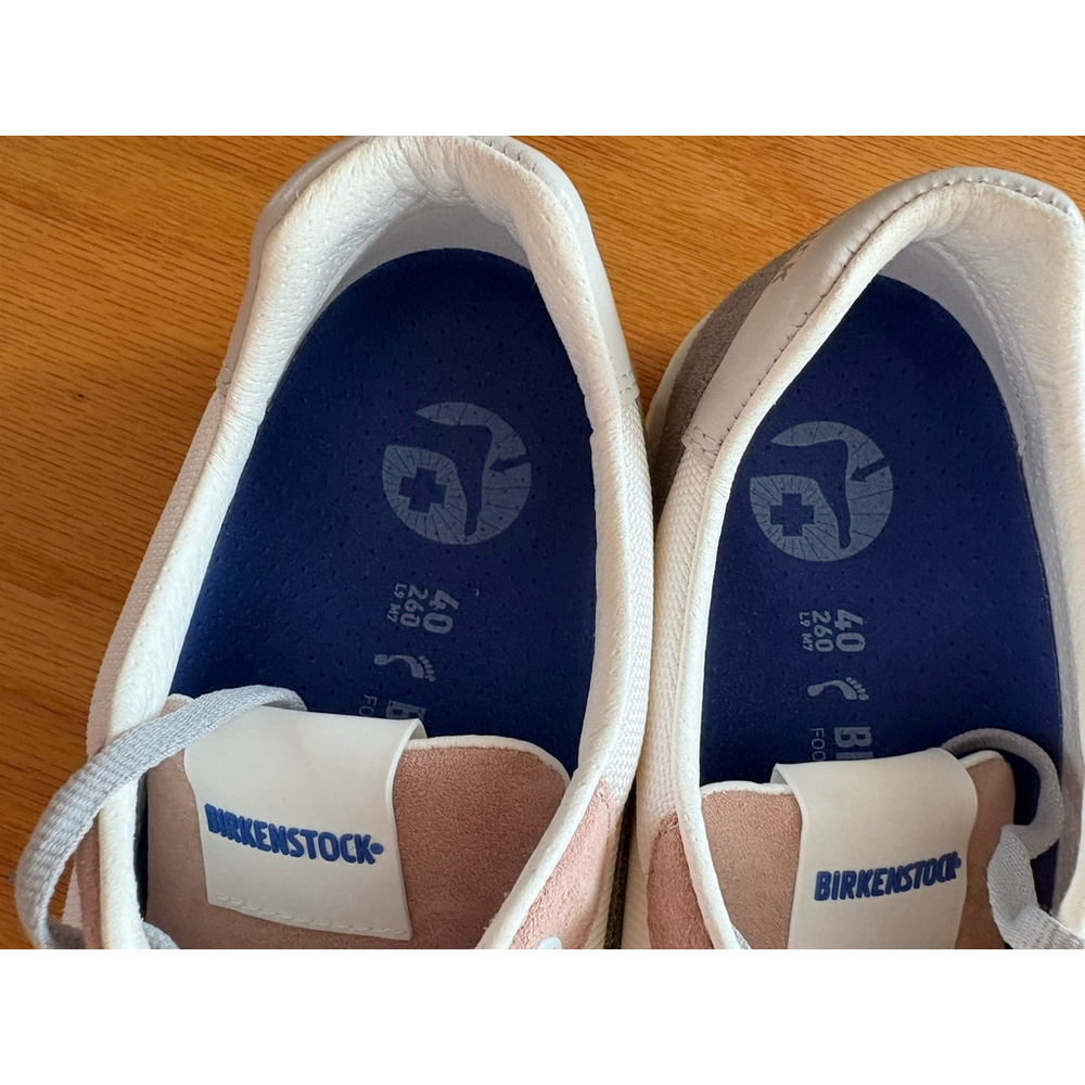 Birkenstock Honnef City in Light Rose EU 40 SZ 9 White Gray Comfort Tennis Shoes - Picture 6 of 13